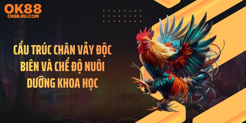 Cấu trúc chân vảy độc biên và chế độ nuôi dưỡng khoa học
