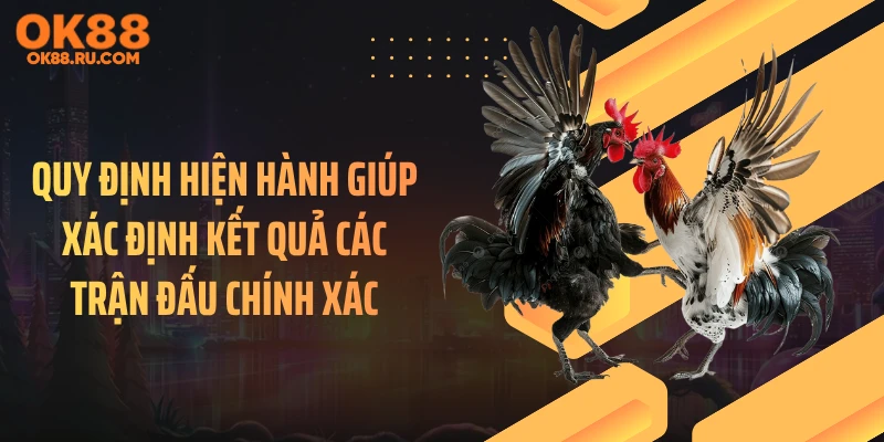 Quy định hiện hành giúp xác định kết quả các trận đấu chính xác
